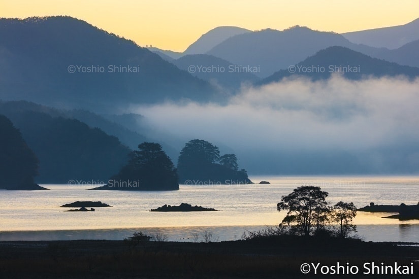 秋元湖の朝
