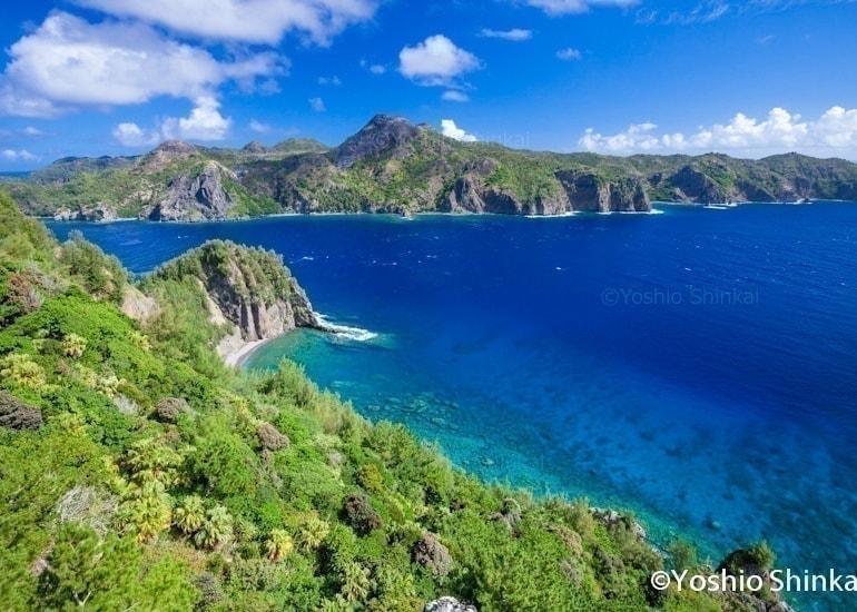長崎展望台の海と兄島