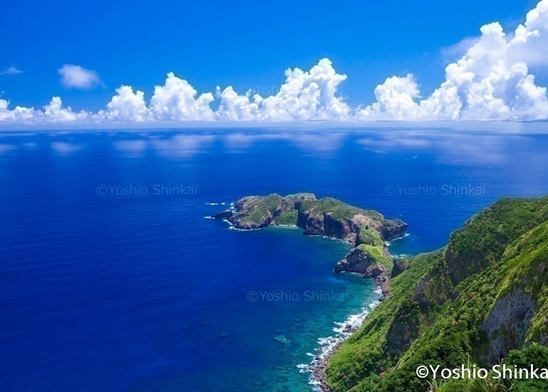 乳房山からの海