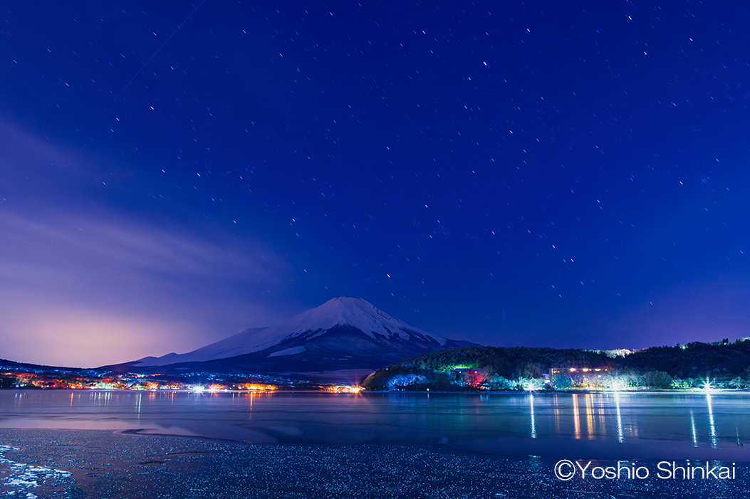 山中湖の富士山